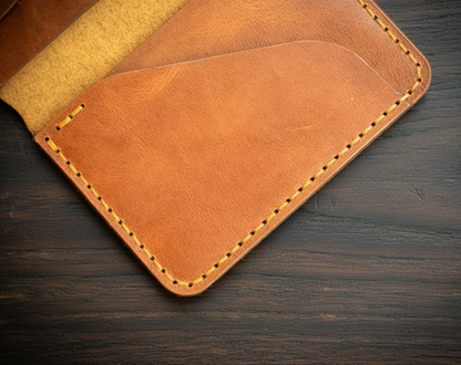 Handmade Genuine Leather Liberty Card Holder by Bonny Boss