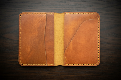 Handmade Genuine Leather Liberty Card Holder by Bonny Boss