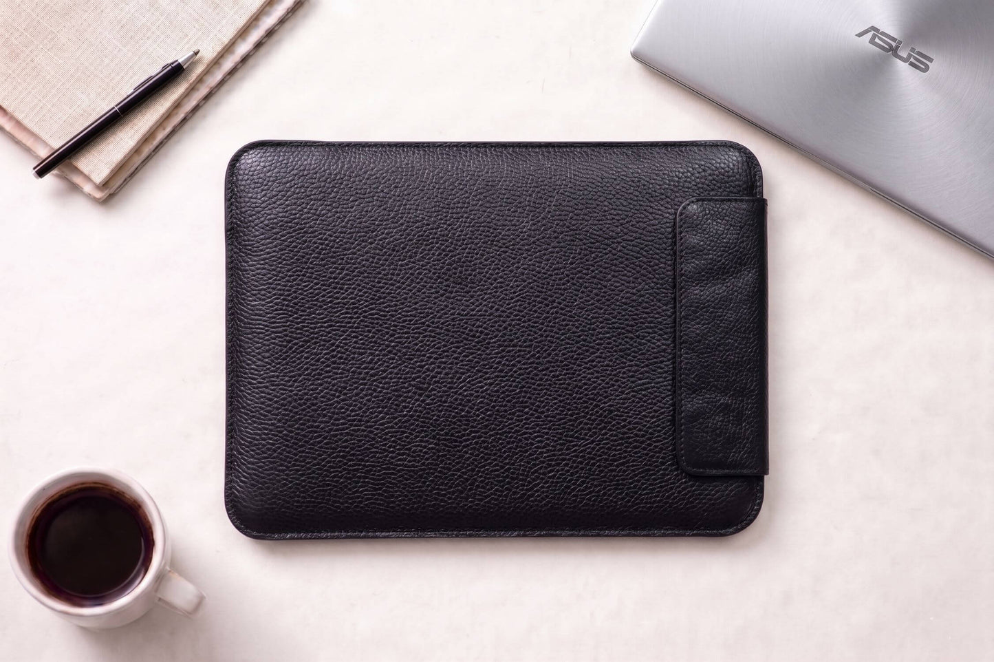 Handmade Leather Laptop Sleeve for HP, Asus, Dell & Lenovo (All Sizes)