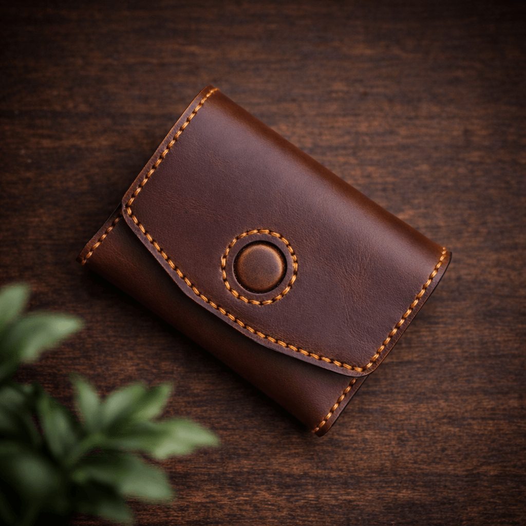 Premium Leather Accordion Wallet – Multi-Slot Card & Cash Organizer