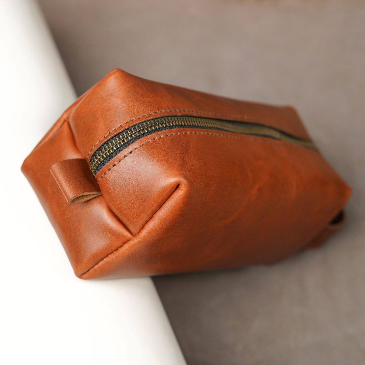 Handmade Leather Toiletry Bag | Premium Travel Organizer