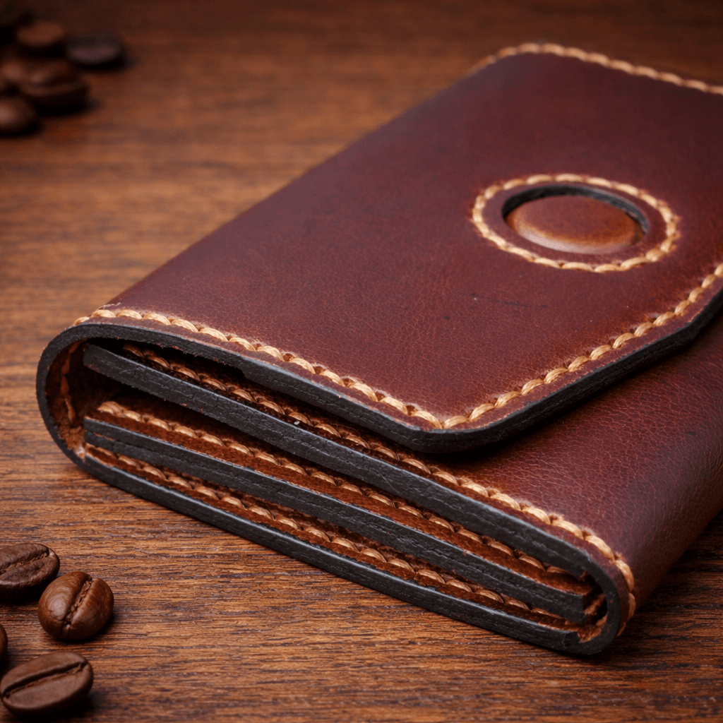 Premium Leather Accordion Wallet – Multi-Slot Card & Cash Organizer