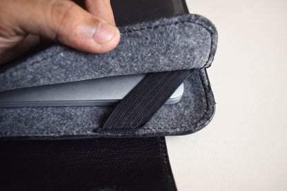 The Heritage Hand-Stitched Leather Sleeve | For MacBook Pro & Air